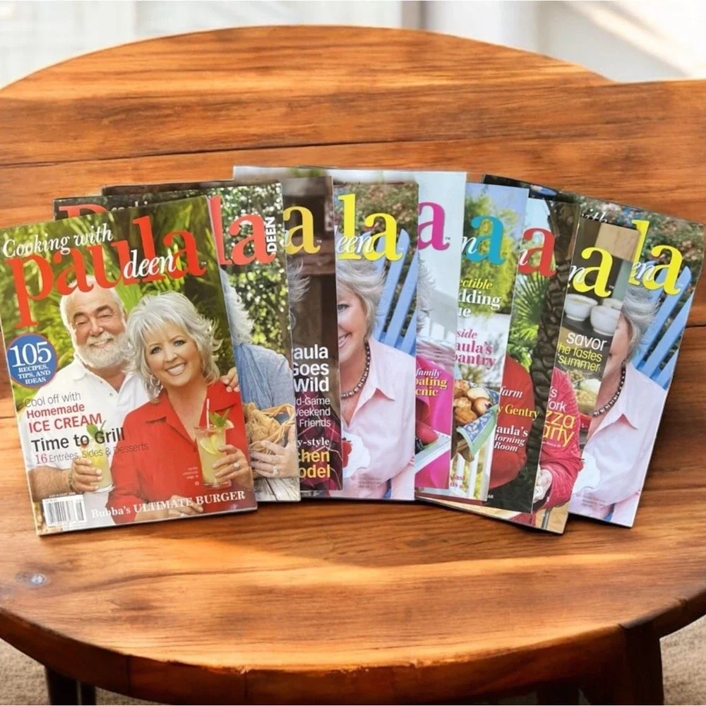 COOKING WITH PAULA DEEN Magazines Set x9 Back Issues 2006-2011 Recipes